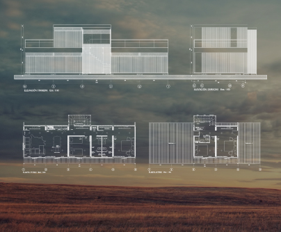 Diseño arquitectónico de una vivienda modular con planos que muestran la distribución de espacios interiores y exteriores, resaltando la funcionalidad y modernidad de una casa prefabricada ideal para cualquier estilo de vida. Tecno Fast Home.
---
Representación gráfica de una casa modular con detalles sobre su estructura y diseño, destacando la versatilidad y eficiencia de las viviendas prefabricadas como opción de segunda vivienda. Tecno Fast Home. 
---
Esquemas de una vivienda modular que ilustran la disposición de habitaciones y áreas comunes, evidenciando la innovación y el confort de las casas prefabricadas. Tecno Fast Home.