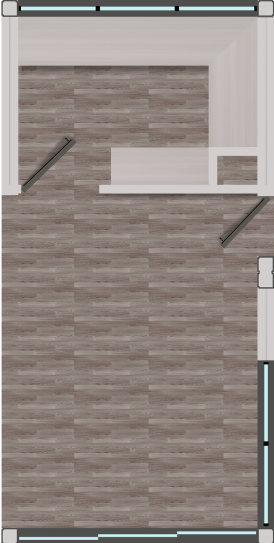 Diseño de planta de una vivienda modular con espacios optimizados, ideal para una casa prefabricada o segunda vivienda. La distribución incluye áreas funcionales que maximizan la comodidad y el uso del espacio. Esta propuesta es perfecta para quienes buscan una solución habitacional moderna y eficiente. Tecno Fast Home.